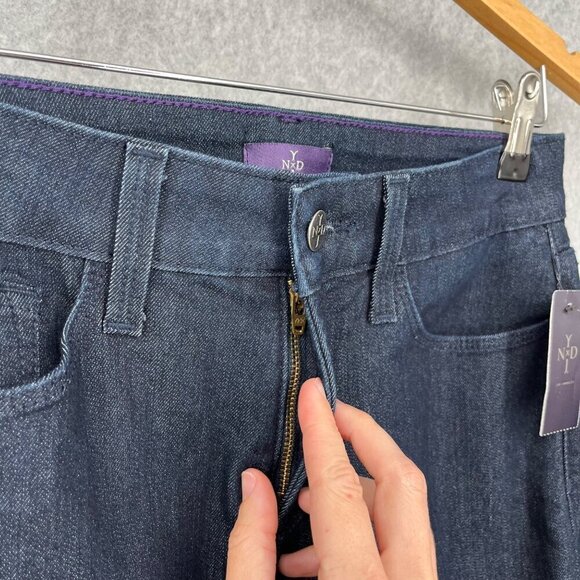 NYDJ Barbara Bootcut Jeans Size 2 Dark Wash Denim Slimming LiftxTuck Classic NEW - Picture 3 of 14